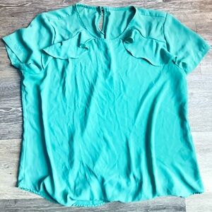 Elegant Teal Women's Top